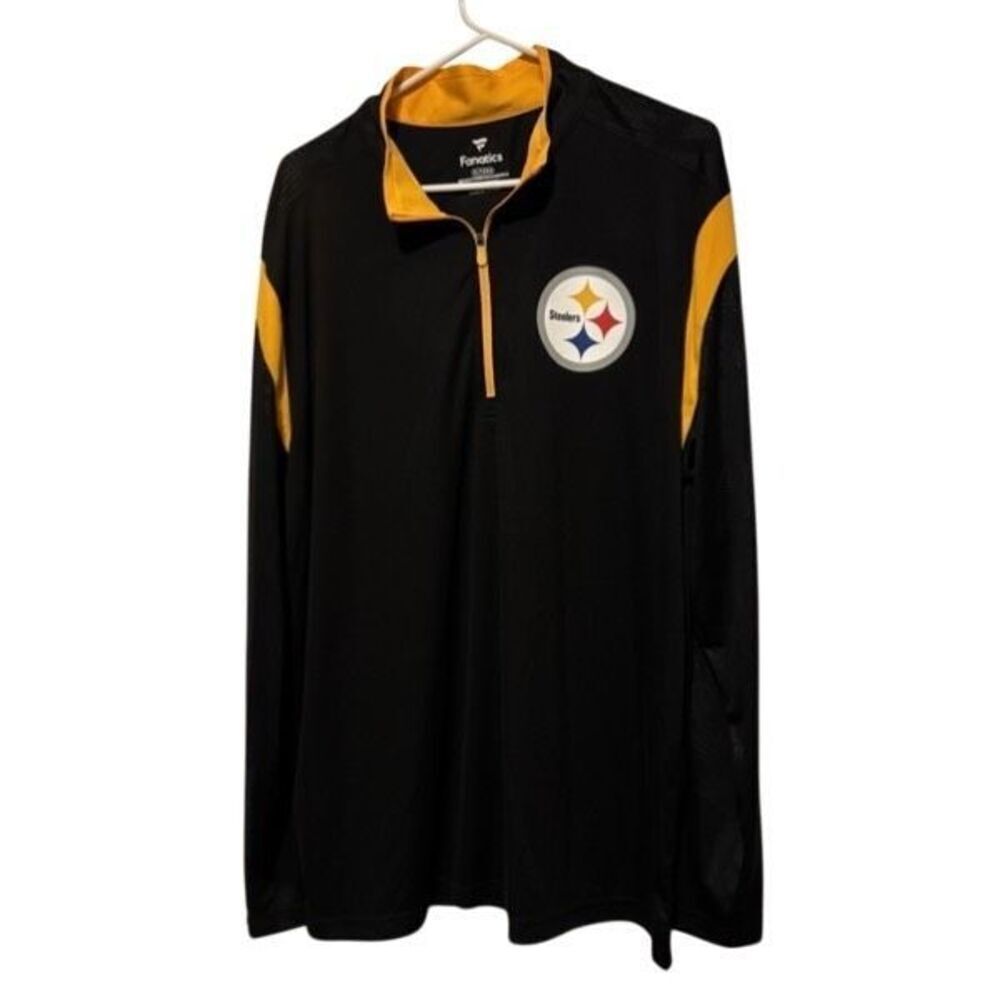 Pittsburgh Steelers Size XL Fanatics Lightweight Zipper Pullover